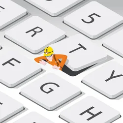 Le nettoyeur de clavier, 2023 (numérique)