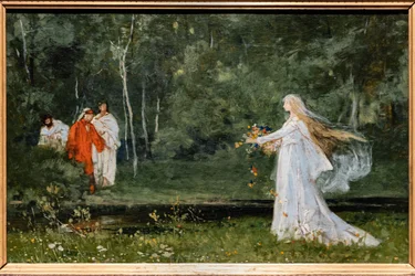 Dante rencontrant Matelda