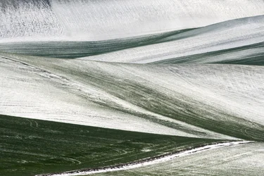 Motifs de terrain en hiver