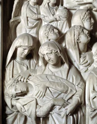 La Crucifixion (détail) chaire réalisée par Nicola Pisano