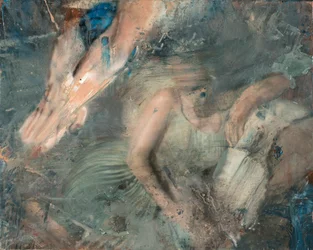 Femme allongée sur un canapé, 2015