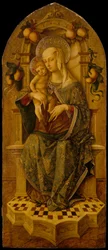 Madone et Enfant en majesté, c.1475-90