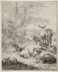 Le troupeau au repos