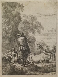 Le Berger Jouant de la Flûte