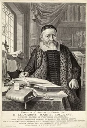 D. Leonardus Marius Goezanus, pub. 1654 (gravure)