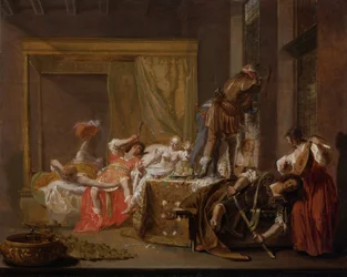Compagnie dans un bordel Messaline et Gaius Silius, 1655