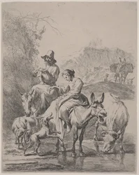 Traversée de la rivière (Le Ruisseau Traverse)