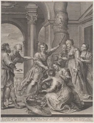 Achille et les filles de Lycomède, vers 1620-1626