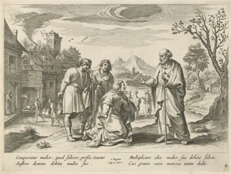 Elisa aide une pauvre veuve (Histoire d