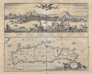 Insula Candia olim Creta / N. Visscher exc.