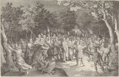 Baiser de Judas et arrestation du Christ
