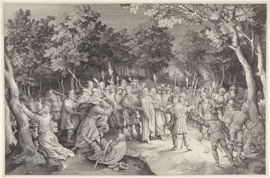Baiser de Judas et arrestation du Christ