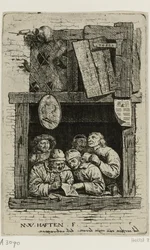 Cinq chanteurs à une fenêtre ouverte : les rhétoriciens