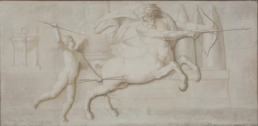 Achille et le centaure Chiron