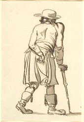 Un homme du peuple vu de dos