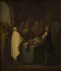 Niels Klim assiste à la condamnation du prince défunt de Potuan