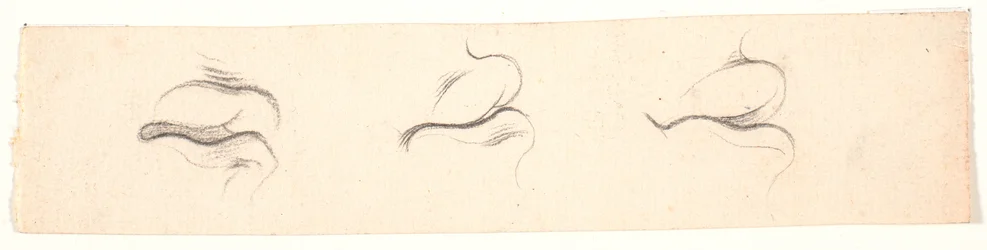 Trois études de bouches