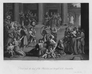 Le Triomphe de David, I Samuel XVII, 54