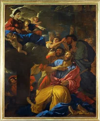 Apparition de la Vierge a Saint Jaques le Majeur - la Vierge apparaît à Saint Jacques le Majeur;1629-1630 ...