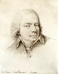 Portrait du politicien français Charles Maurice de Talleyrand Périgord