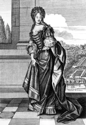 Elisabeth Charlotte de Bavière (1652-1722) surnommée Liselotte, princesse palatine, en 1671 elle devient duchesse d