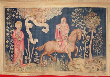 La famine sur le cheval noir, de la tapisserie de l