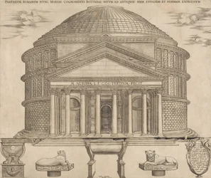 Speculum Romanae Magnificentiae : Le Panthéon, 1649