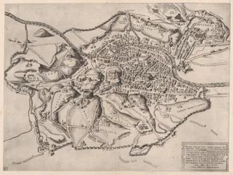 Speculum Romanae Magnificentiae : Vue de Rome depuis l