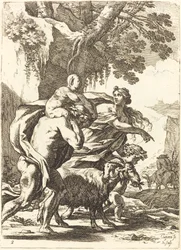 Faune et Bacchante avec un Enfant