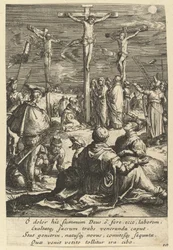 Le Christ en croix, de La Passion du Christ, milieu du 17ème siècle