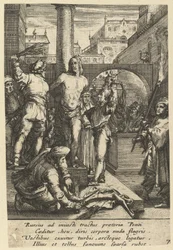 La Flagellation du Christ, de La Passion du Christ, milieu du 17ème siècle
