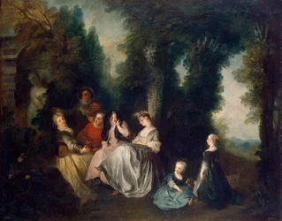 Fête dans le jardin