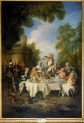 La scène du jambon, déjeuner d