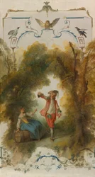 Le vignoble, vers 1723-27