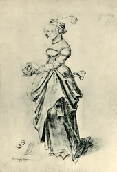 Jeune femme, début du 16ème siècle, 1943
