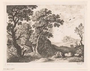 Paysage avec Diane et une nymphe