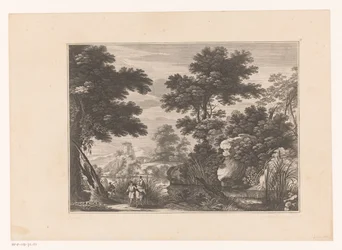 Paysage fluvial avec fuite en Égypte