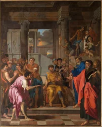 Saint Paul aveugle le faux prophète Bar-Jésus et convertit le Proconsul Sergius