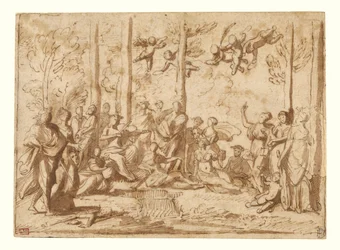 Apollon et les Muses sur le mont Parnasse