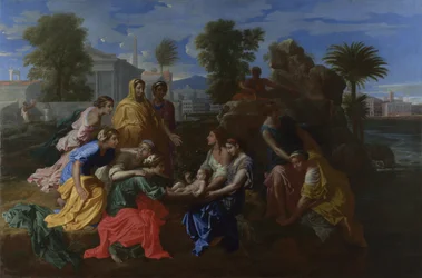 La découverte de Moïse, 1651