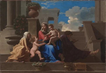 La Sainte Famille sur les marches, 1648