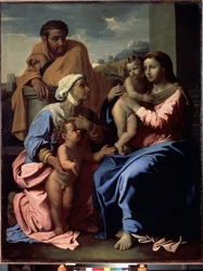 La Sainte Famille avec Jean-Baptiste et Sainte Élisabeth