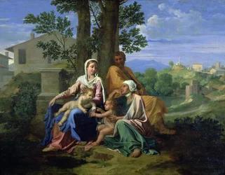 La Sainte Famille avec SS. Jean, Élisabeth et l
