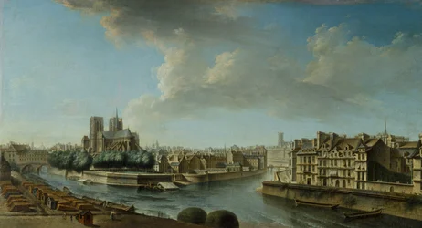 Le Chevet de Notre-Dame et la Pointe occidentale de l