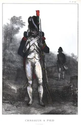 Guerres napoléoniennes, chasseur à pied de la Garde impériale en grande tenue, 1845