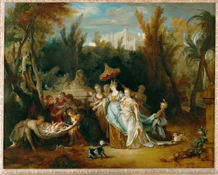 Moise sauve des eaux - Moses saved from the rushes ...