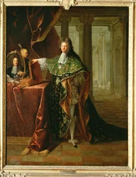 Jean-Baptiste Colbert, marquis de Torcy, neveu du grand Colbert ; ministre et diplomate au service de Louis XIV ... (peinture sur toile)