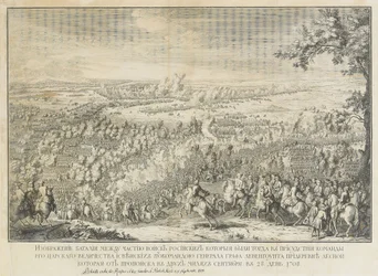 La bataille de Lesnaya