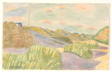 De la falaise de Vejlby. Vue vers l