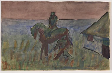 Krushoved près de la maison de Bettefanden. Motif de la nouvelle de Blicher Bettefanden et Herremanden